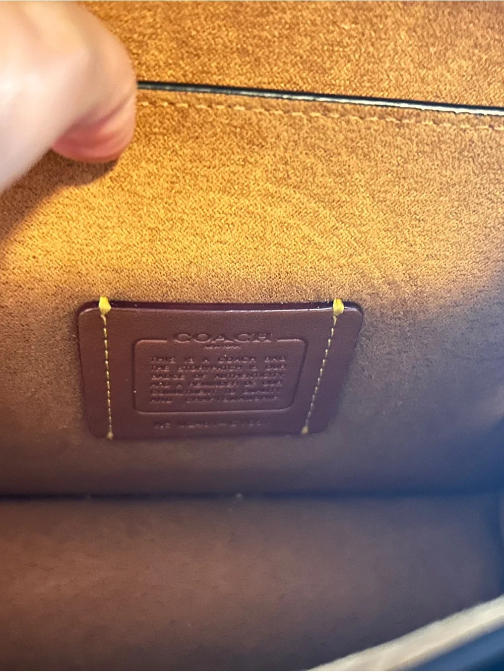 Coach Quinn Spazzolato Leather
